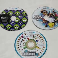 WiiUソフト3枚のサムネイル
