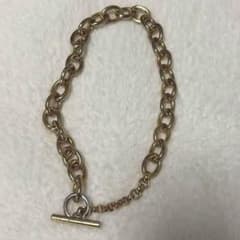 in mood ゴールド チェーンネックレス トグル留め具 42cm 美品のサムネイル