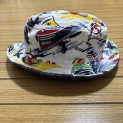 ラルフローレン　ベビー　帽子　リバーシブル　紺　ネイビー　ポロベアのサムネイル