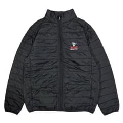 Y2Kヴィンテージ・キルトジャケット 企業ロゴ刺繍 ライトダウン