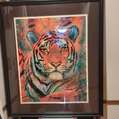 稀少❗　タイガー(ラッセン) 稀少❗ タイガー(ラッセン) - メルカリ