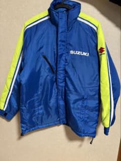 SUZUKI ナイロンジャンバー 青/黄のサムネイル