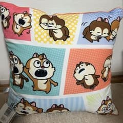 にしむらゆうじ画♪チップとデール プレミアムクッション　ディズニーのサムネイル