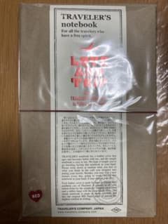 【限定品】トラベラーズノート Love and Trip レギュラーサイズ 赤のサムネイル