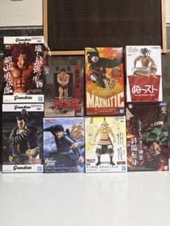 まとめ売り　フィギュア 8点(刃牙　花の慶次　キングダム　鬼滅の刃　ヒロアカ)