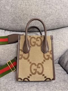Gucci GGロゴトートバッグ ブラウンのサムネイル