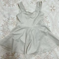 美品♡ 女の子用 小花柄 ワンピース水着　90 水着　ブルーの小花柄♡のサムネイル