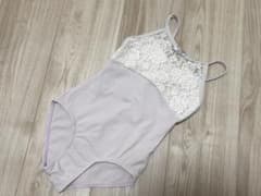 美品♡チャコット♡Chacott レオタード ラベンダー120cm シュシュつきのサムネイル