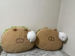 우사마루 모구모구 버거 쿠션 B상 2개 세트
