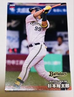 プロ野球チップス2024　オリックス　ノーマル　杉本裕太郎のサムネイル