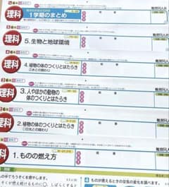 最新版 小学6年 理科 カラーテスト 1学期 大日本図書 教育同人社