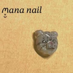 ネイルパーツ 3D マヌルネコ ネコ 動物 動物園 - メルカリ