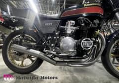 Z400FX ショート管 手曲げ風 ショート管 マフラー ブラックのサムネイル
