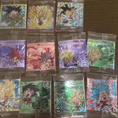 bikkle様専用。ドラゴンボール 超戦士シールウエハース 11枚セットのサムネイル