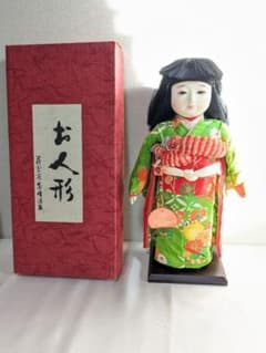 日本人形 市松人形 紫峰作 - メルカリ
