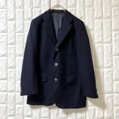 ジェイプレス メンズ テーラードジャケット アウター キュプラ ボタン 紺のサムネイル