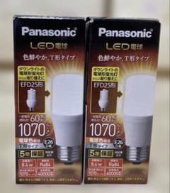 Panasonic LED電球 LDT8L-G/S/T6 2個セットのサムネイル