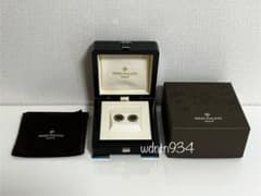定価122万 新品 パテックフィリップ 顧客枠 ホワイトゴールド カフス 