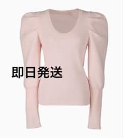 即日発送】bibiy EFFIE PUFF KNIT ピンク - メルカリ