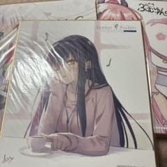 げっちゅ屋 限定「久島鴎」オリジナル色紙「鳴瀬しろは」「神山識