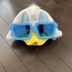 ダックキャラクター帽子 サングラス付きのサムネイル