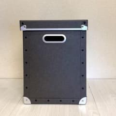 無印良品　硬質パルプボックス　フタ式　未使用品　廃番品　黒収納ボックス m65482064977_1.jpg?1786104378