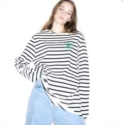Mardi Mercredi マルディメクルディ ボーダー ロンT Tシャツのサムネイル