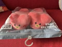 BT21 캐릭터 슬리퍼 핑크 프리 사이즈