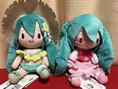 匿名配送　ふわぷちM 初音ミク　ぬいぐるみ　2点セット