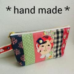 ハンドメイド　よしこさん　マチ付き　ポーチのサムネイル