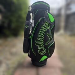 キャディバッグ 【超メルカリ市限定最特価！】Callaway ブラック/グリーン ブラック×ネオングリーン キャロウェイ キャディバッグ Callaway ゴルフバッグ・キャディバッグ