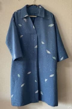 青葉模様 七分袖ワンピースのサムネイル