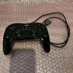 動作確認済 Wii クラシックコントローラーブラック 簡易クリーニングのサムネイル
