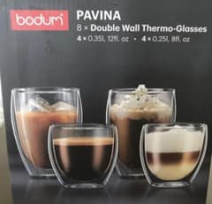 bodum ダブルウォールグラス4個セットのサムネイル