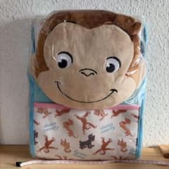 おさるのジョージ ウォールポケット　吊り下げ収納のサムネイル