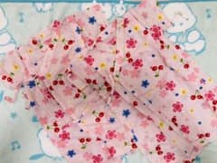 ホットビスケッツ　双子　女の子 甚平80のサムネイル