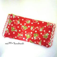 ペンケース♡いちご♡さくらんぼ♡ハンドメイドのサムネイル