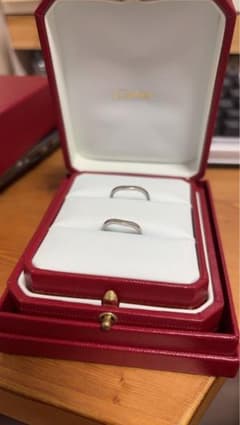 Cartier バレリーナ　ウェディングリング 2点セットのサムネイル
