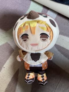 鬼滅の刃　でっかいまねっこ善逸ぬいぐるみ　チュン太郎。