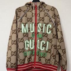 【美品/レア】GUCCI グッチ 100周年 ジャンボGG ジップアップパーカー 美品/レア】GUCCI グッチ 100周年 ジャンボGG ジップアップパーカー