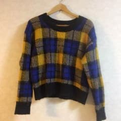 Heather 大柄チェック ニットのサムネイル