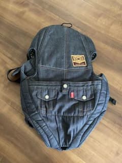 ｍｏｎ ｂｅｂｅ の 抱っこ紐 デニム 美品のサムネイル