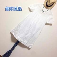 無印良品‼️夏❤︎涼しげ❤︎爽やか可愛い⭐︎白ワンピース❣️のサムネイル