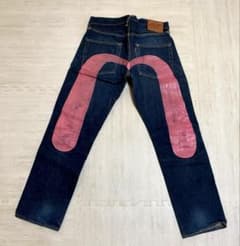 EVISU No.2 LOT2000 30×35 ピンク大黒 ビックカモメ 赤耳 - メルカリ