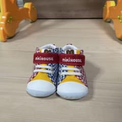 【新品】ギンガムチェック☆ファーストベビーシューズ  13.0cmのサムネイル
