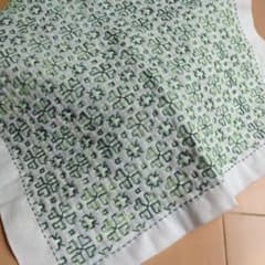 手づくり刺し子花ふきん　四葉のクローバーのサムネイル