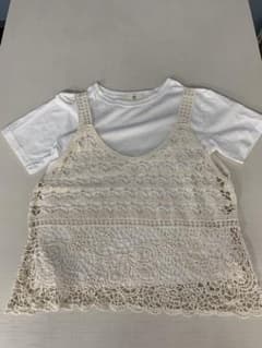 ニットビスチェ　Tシャツセットのサムネイル