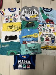 まとめ売り　100センチ　男の子　新幹線のサムネイル