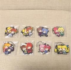 魔法少女リリカルなのは ラバーストラップ 8品のサムネイル