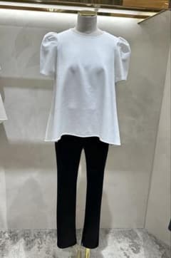 M-I-Dアベニールエトワール タックパフスリーブフレアカットソー 38